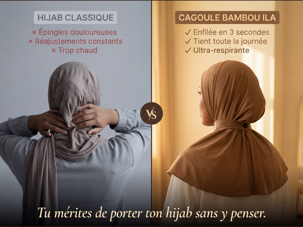 Hijab ILA - Cagoule Bambou Respirant